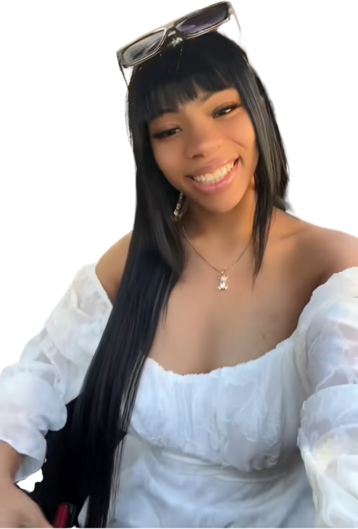 Meliese smiling